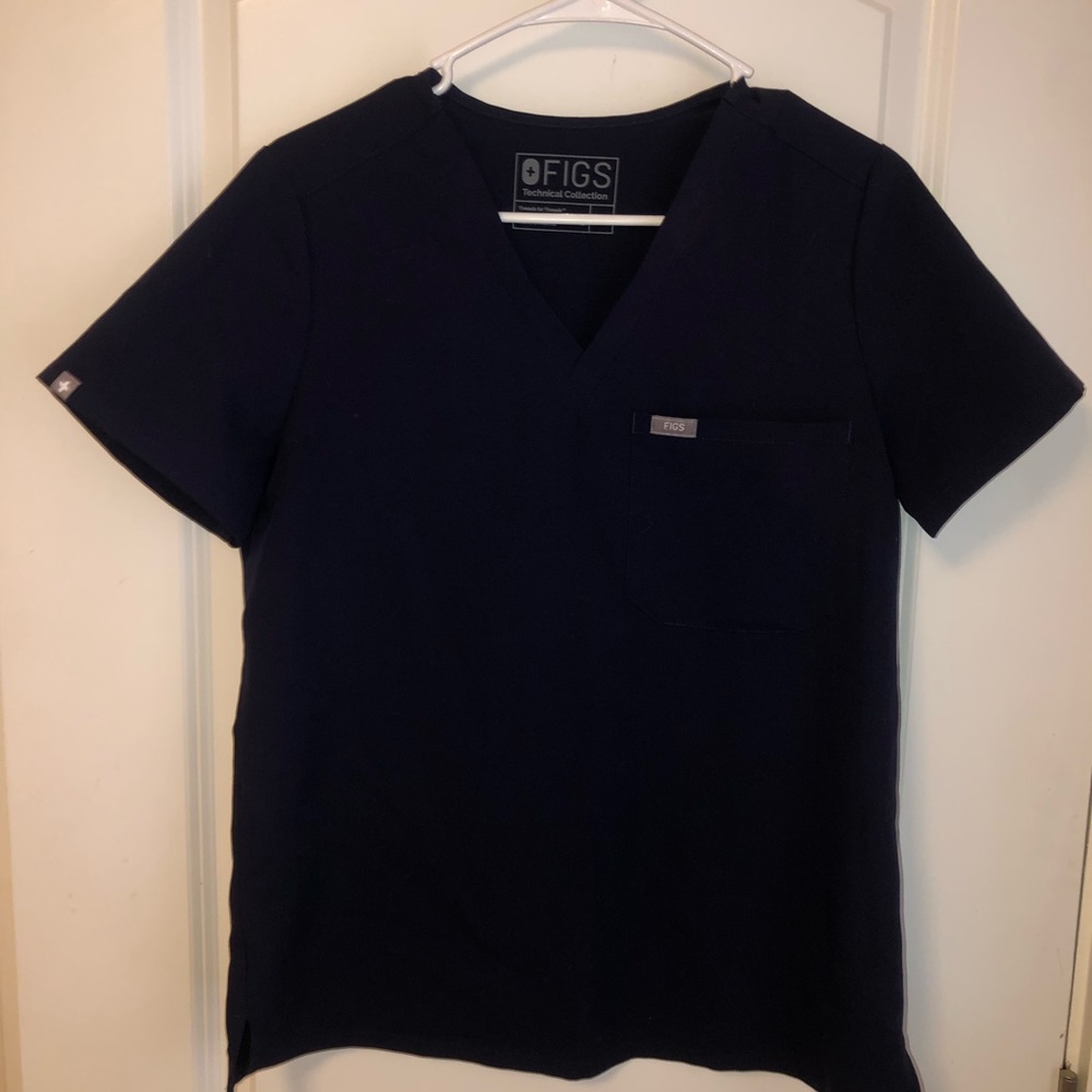 Navy Blue Figs scrub set